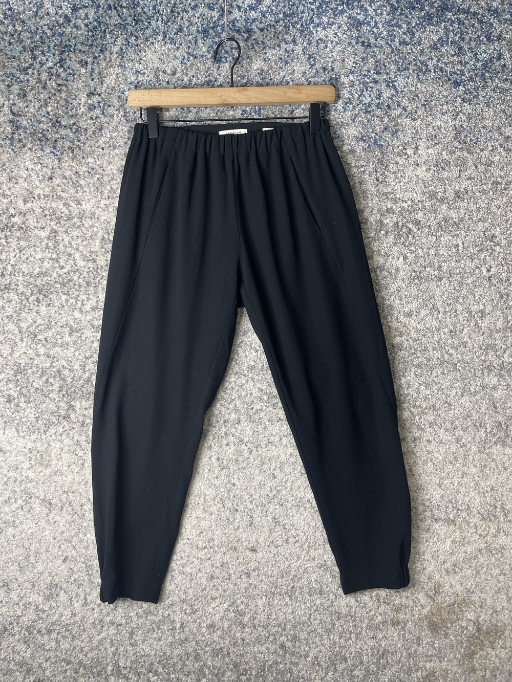 Babaton Pants Womens XS Fine Japanese Fabric Elastic Waist Pull On Trousers